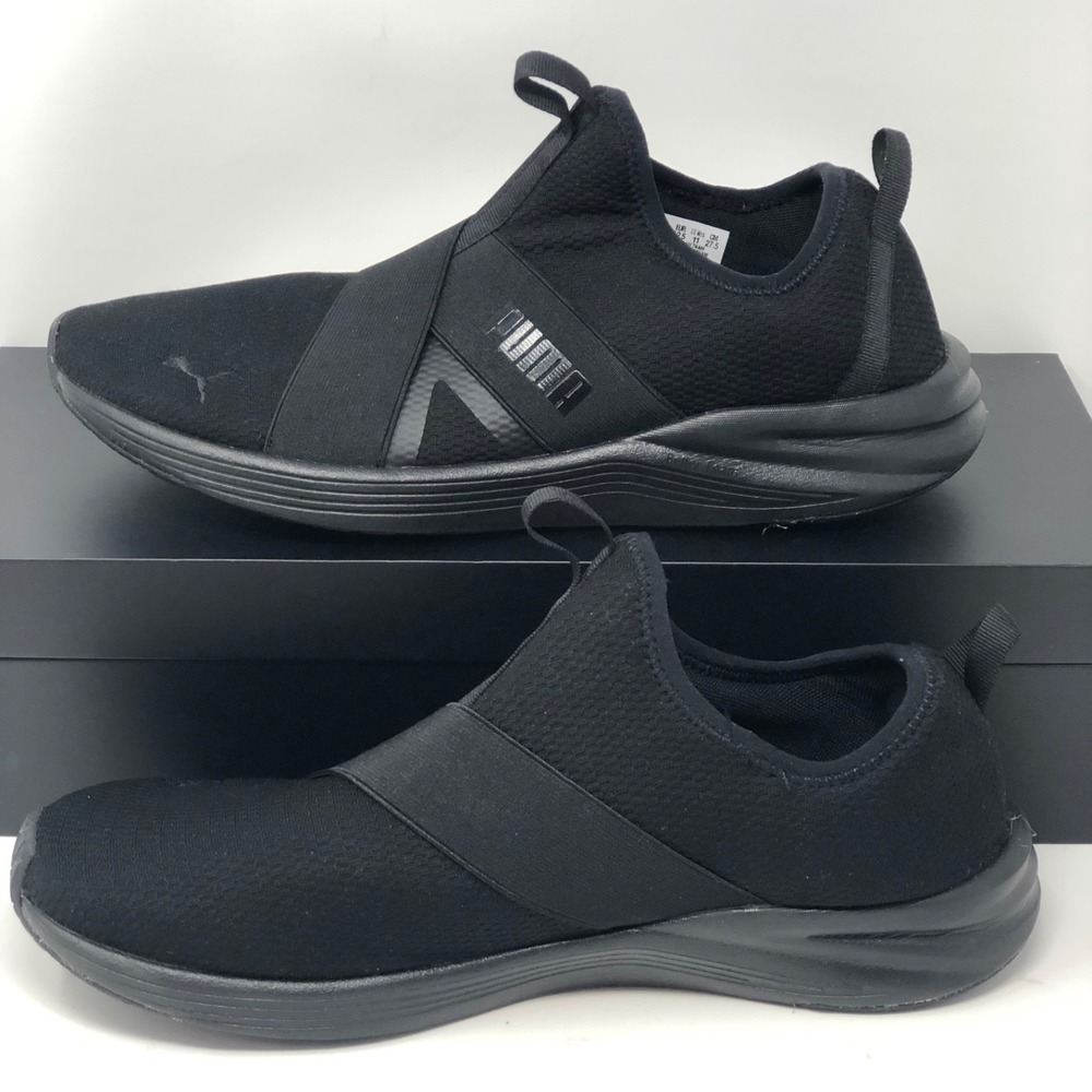 PUMA Better Foam Prowl Slip On Women's 11 Triple Black Training Shoes 376542-02
